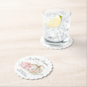 Little Pumpkin Fall Girl Babydusche Untersetzer (Vor Ort)