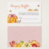 Little Pumpkin Fall Girl Duschdusche Windelwanne (Vorne & Hinten)