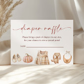 Little Pumpkin Fall Girl Duschdusche Windelwanne Begleitkarte