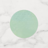 Little Pumpkin Fall Greenerage Foliage Baby Shower Konfetti (Klein Vorderseite)