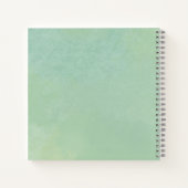 Little Pumpkin Fall Greenery Baby Shower Gästebuch Notizblock (Rückseite)