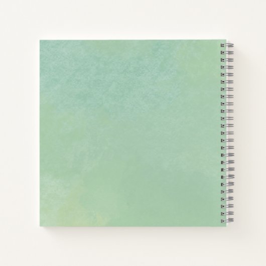 Little Pumpkin Fall Greenery Baby Shower Gästebuch Notizblock (Rückseite)