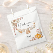 Little Pumpkin Fall Herbstdusche Danke Geschenktütchen (Ausgeschnitten)