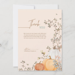 Little Pumpkin Fall Herbstdusche Dankeskarte