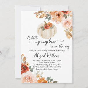Little Pumpkin Fall Herbstdusche Einladung