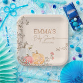 Little Pumpkin Fall Herbstdusche Pappteller (Party)