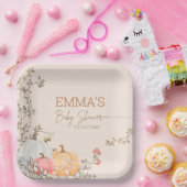 Little Pumpkin Fall Herbstdusche Pappteller (Party)