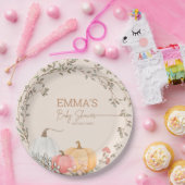 Little Pumpkin Fall Herbstdusche Pappteller (Party)