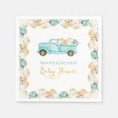 Little Pumpkin Fall Herbstdusche Serviette (Vorderseite)