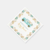 Little Pumpkin Fall Herbstdusche Serviette (Ecke)