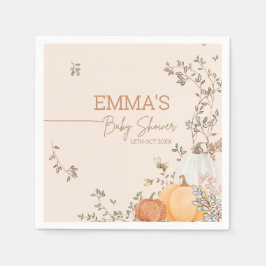 Little Pumpkin Fall Herbstdusche Serviette