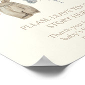 Little Pumpkin Fall Kleidung Girl Books for Baby Poster (Ecke)