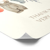 Little Pumpkin Fall Kleidung Girl Geschenke und Ka Poster (Ecke)