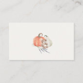 Little Pumpkin Fall Kleidung Junge wie viele Kanad Begleitkarte (Rückseite)