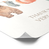 Little Pumpkin Fall Kleidung Jungs Geschenke und K Poster (Ecke)