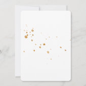 Little Pumpkin Fall Minimalistisch Retro Leopard B Einladung (Rückseite)