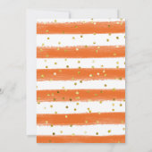 Little Pumpkin Fall Neutral Baby Dusche Einladung (Rückseite)