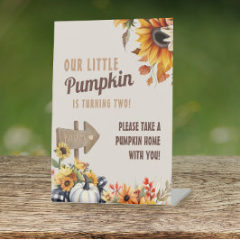 Little Pumpkin Farm Birthday Fevor Sockelschild