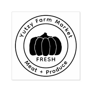 Little Pumpkin Farm Markt Permastempel
