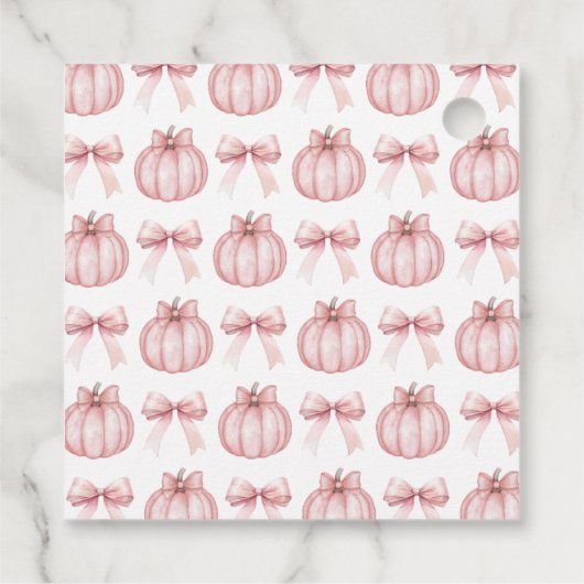 Little Pumpkin Favor Tag Geschenkanhänger (Rückseite)