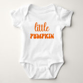 Little Pumpkin - First Fall Little Pumpkin-Geschen Baby Strampler (Vorderseite)