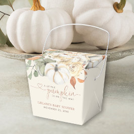 Little Pumpkin Floral Baby Shower Geschenkschachtel