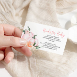 Little Pumpkin Floral Books for Baby Begleitkarte