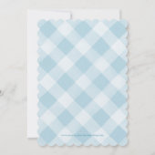 Little Pumpkin Floral Boy Baby Shower Einladung (Rückseite)