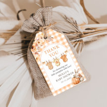 Little Pumpkin Floral Fall Babydusche Geschenktast