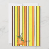 Little Pumpkin Foto Einladung (Rückseite)