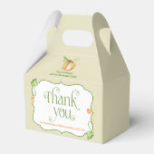 Little Pumpkin Gender Neutral Baby Shower Geschenkschachtel (Rückseite)