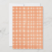 Little Pumpkin Gender Neutral Fall Baby Shower Dankeskarte (Rückseite)