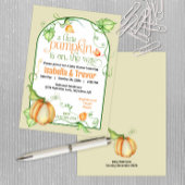 Little Pumpkin Gender Neutral Fall Baby Shower Einladung