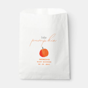 Little Pumpkin Gender Neutral Fall Baby Shower Geschenktütchen