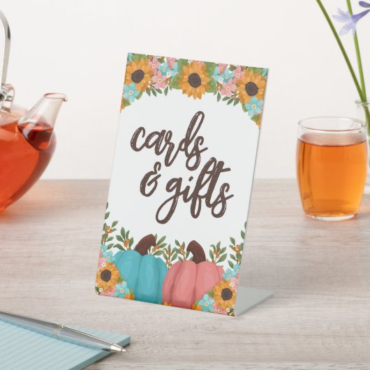 Little Pumpkin Gender Reveal Cards & Gifts Sockelschild (In SItu)