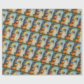 Little Pumpkin Girl and Friends Geschenkpapier (Flach)