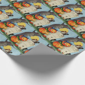 Little Pumpkin Girl and Friends Geschenkpapier (Ecke)