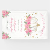 Little Pumpkin Girl Babydusche Banner (Horizontal)