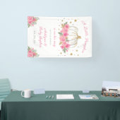 Little Pumpkin Girl Babydusche Banner (Messe)