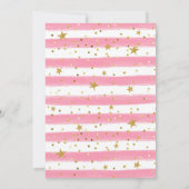 Little Pumpkin Girl Babydusche Einladung (Rückseite)