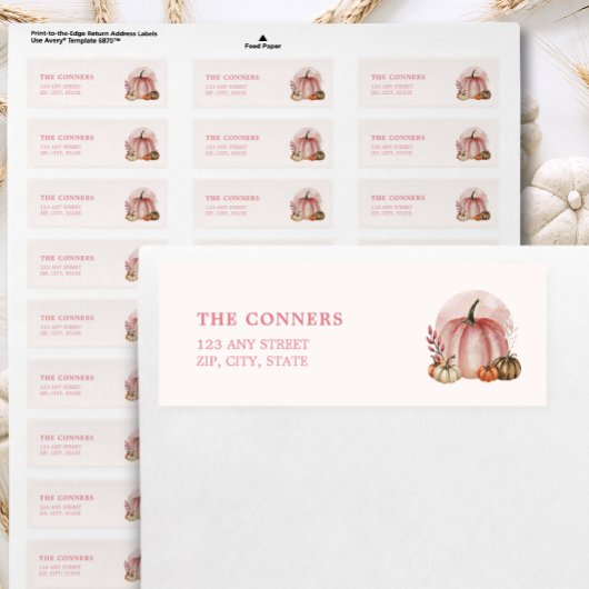 Little Pumpkin Girl Babydusche Rücksendeadresse