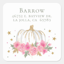 Little Pumpkin Girl Babydusche Rücksendeadresse