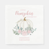 Little Pumpkin Girl Babydusche Serviette (Vorderseite)