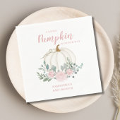 Little Pumpkin Girl Babydusche Serviette