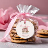 Little Pumpkin Girl Pink Baby Dusche Danke Geschenkanhänger