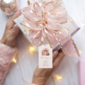 Little Pumpkin Girl Pink Baby Dusche Danke Geschenkanhänger