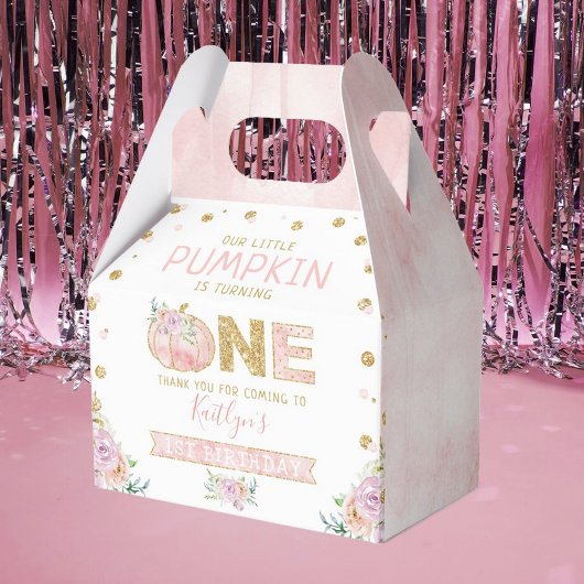 Little Pumpkin Girls 1. Geburtstag Geschenkschachtel
