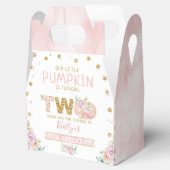 Little Pumpkin Girls 2. Geburtstag Geschenkschachtel (Geöffnet)