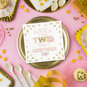 Little Pumpkin Girls 2. Geburtstag Serviette