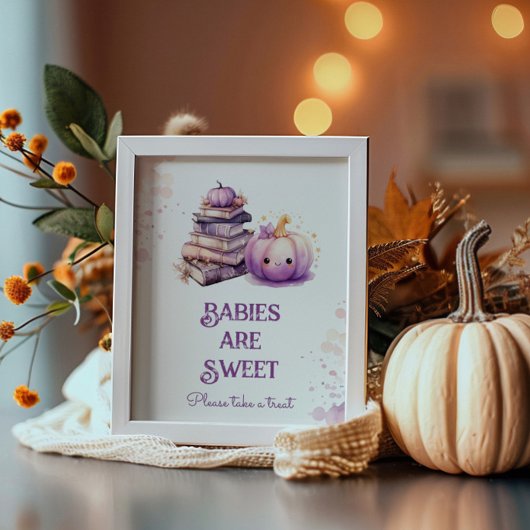 Little Pumpkin Halloween Babies sind süß Poster